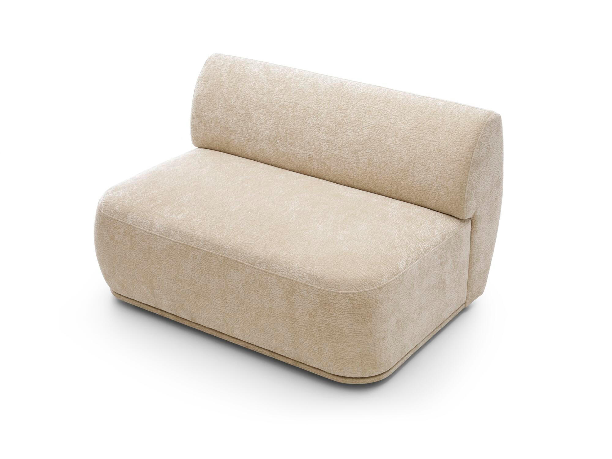 MODULSOFA NOBO Beige 124x97x75 cm - Beige, Textil (124/75/97cm) - FURNLUX