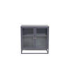 VITRINE grau - Hellgrau, Holzwerkstoff (85/85/40cm) - ebuy24
