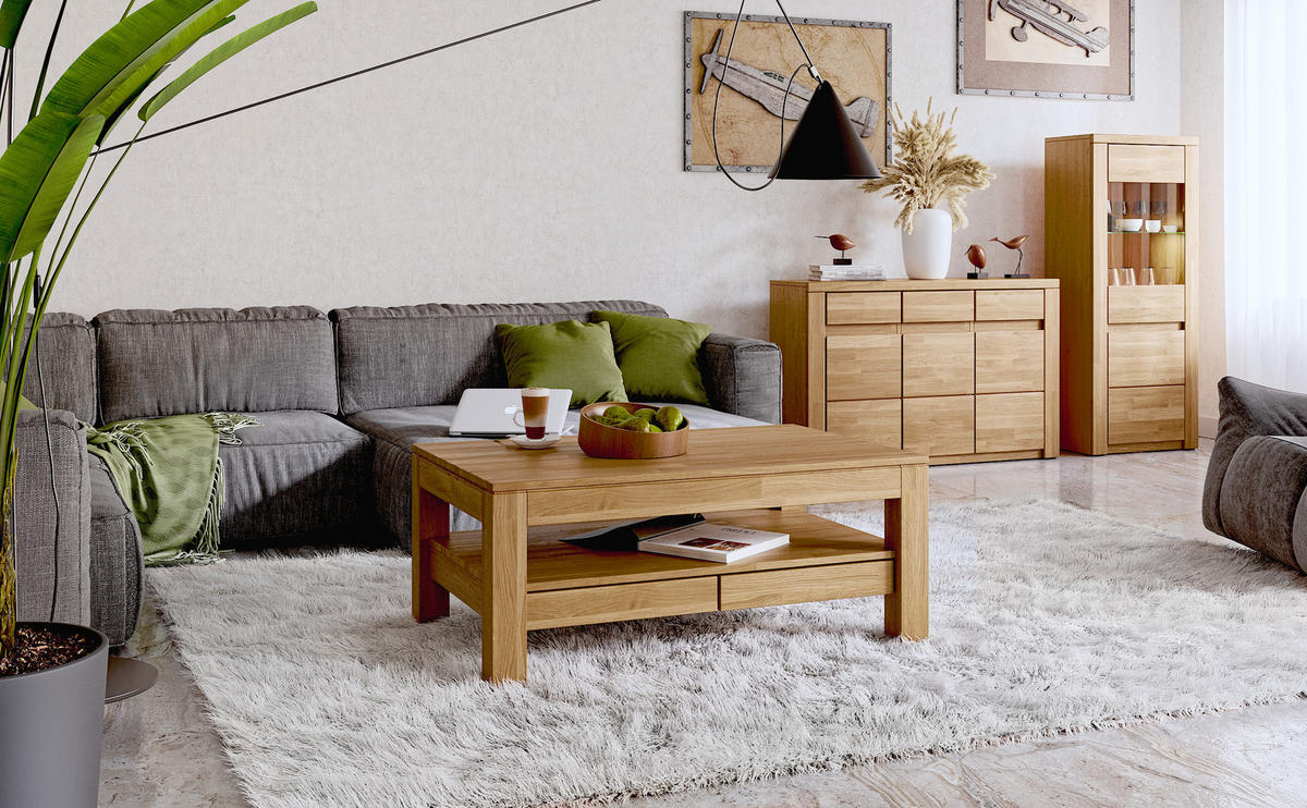 COUCHTISCH Skagen - Braun, Holz (110/70/45cm) - kiki design