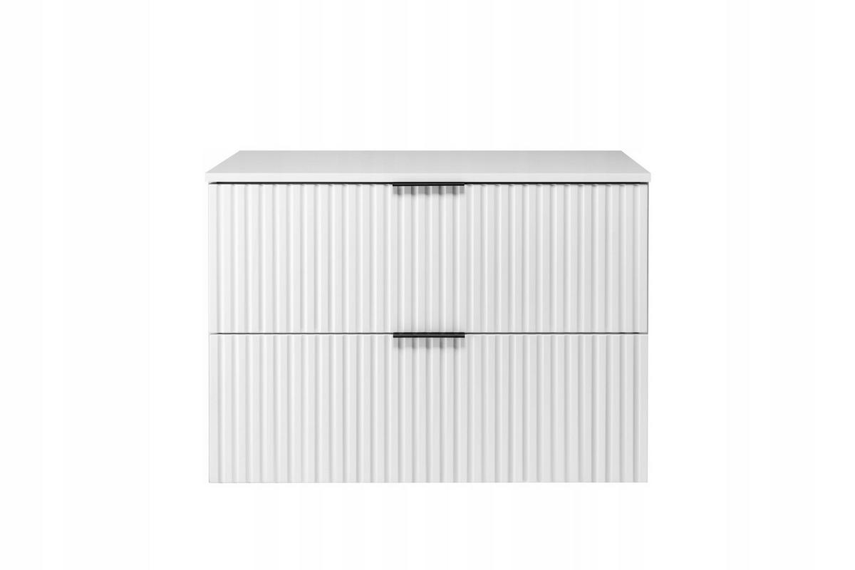 WASCHBECKUNTERSCHRANK Weiß matt 80/57/46 cm - Weiß, Holzwerkstoff (80/57/46cm) - Rodan