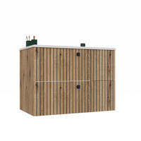 SKŘÍŇKA POD UMYVADLO dub 80/59/47 - barva dubu, kompozitní dřevo (80/59/47cm) - RAUMHIRSCH FURNITURE