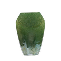 VAZE Vionna Grün 30/16/44.5 cm - Smaragdgrün, Glas (44.5cm) - Light & Living