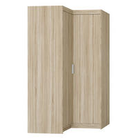 ECKSCHRANK Storicos Sonoma Eiche 97,8/190,5/97,8 cm – Modern, ideal für Ecken - Beige, Holzwerkstoff/Kunststoff (97.8/190.5/97.8cm) - AX Living