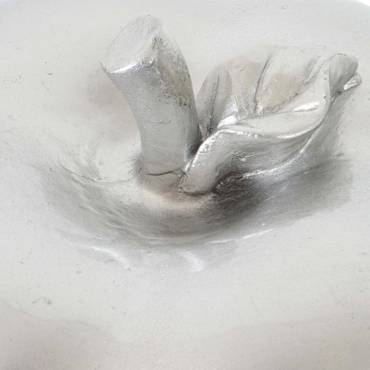 SCHMUCKDOSE APFEL Silber - Silberfarben, Stein (19/21/19cm) - MCW