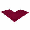 ECKBADEMATTE PARIS - Beere, Textil (100/100cm) - WohnDirect