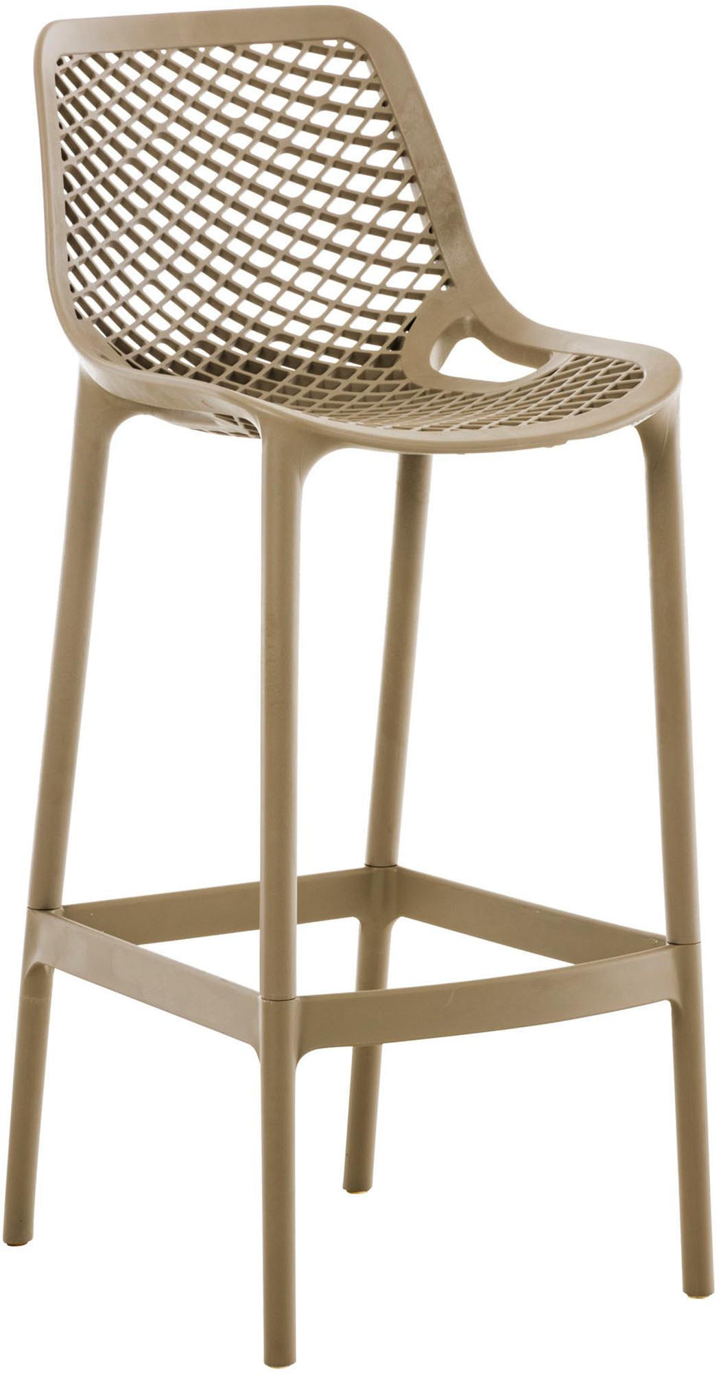 BARHOCKER Kunststoff Schlamm - Hellbraun/Schlammfarben, Kunststoff (45/105/53cm) - CLP