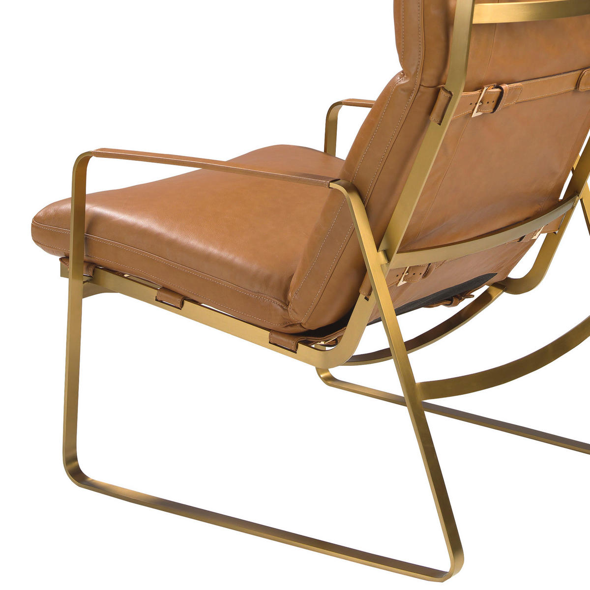 SESSEL Kamel Gold 69/89/101 - Braun, Leder (69/101/89cm) - ANGEL CERDA