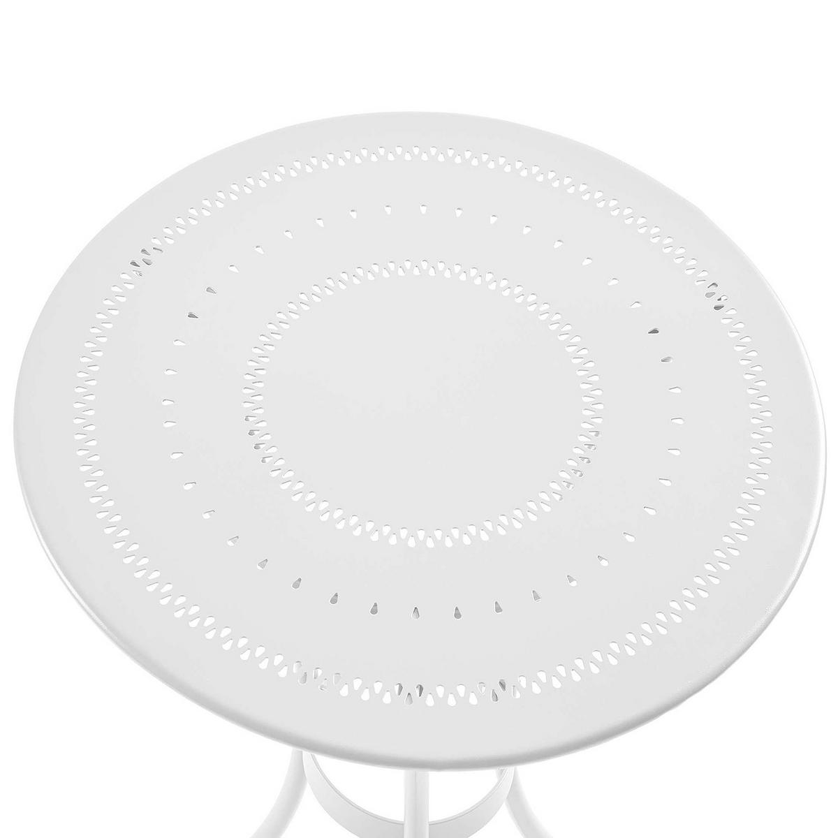 GARTENTISCH Century - Weiß, Metall (58/58/71cm) - Butlers