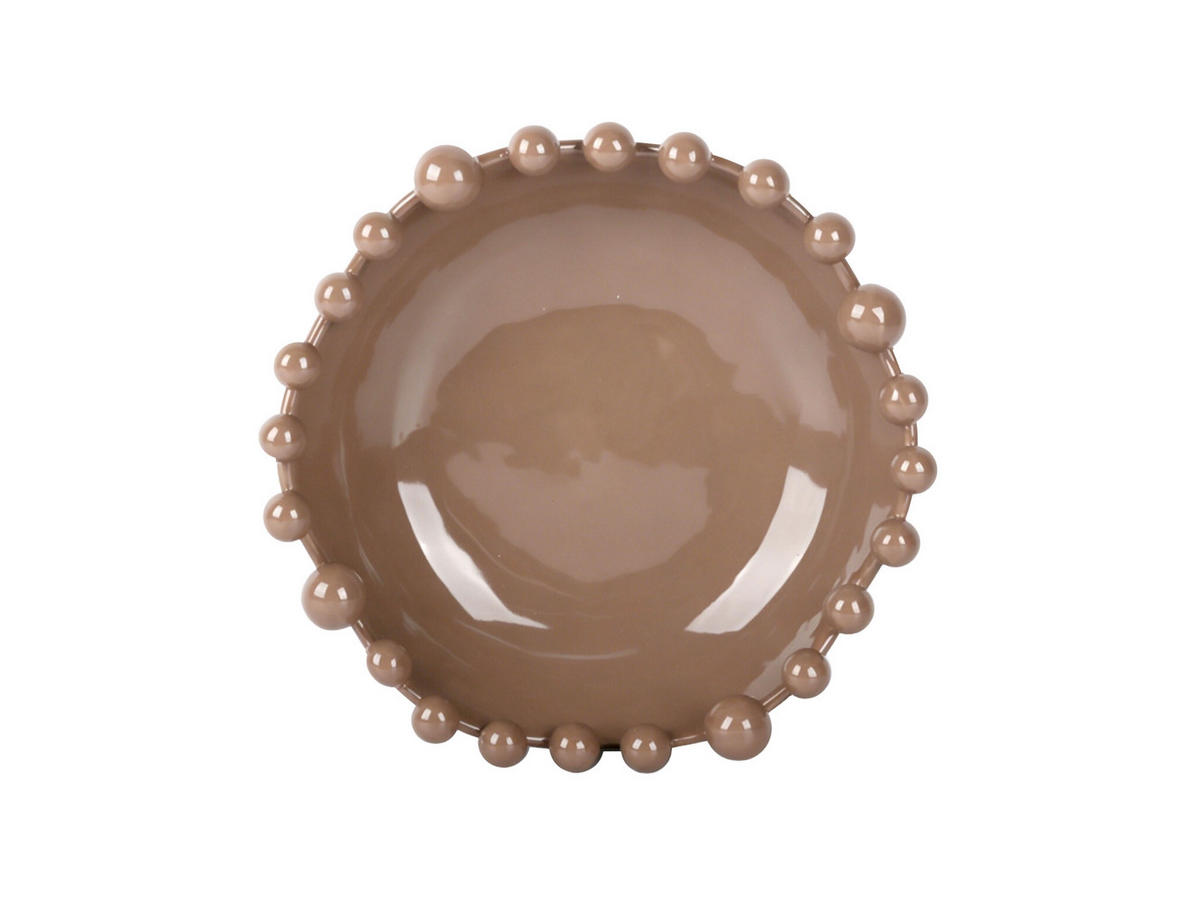 SCHALE Cadiz Dotty Waved Braun 26.8/26.2/8.5 cm - Braun, Stein (8cm) - Present Time