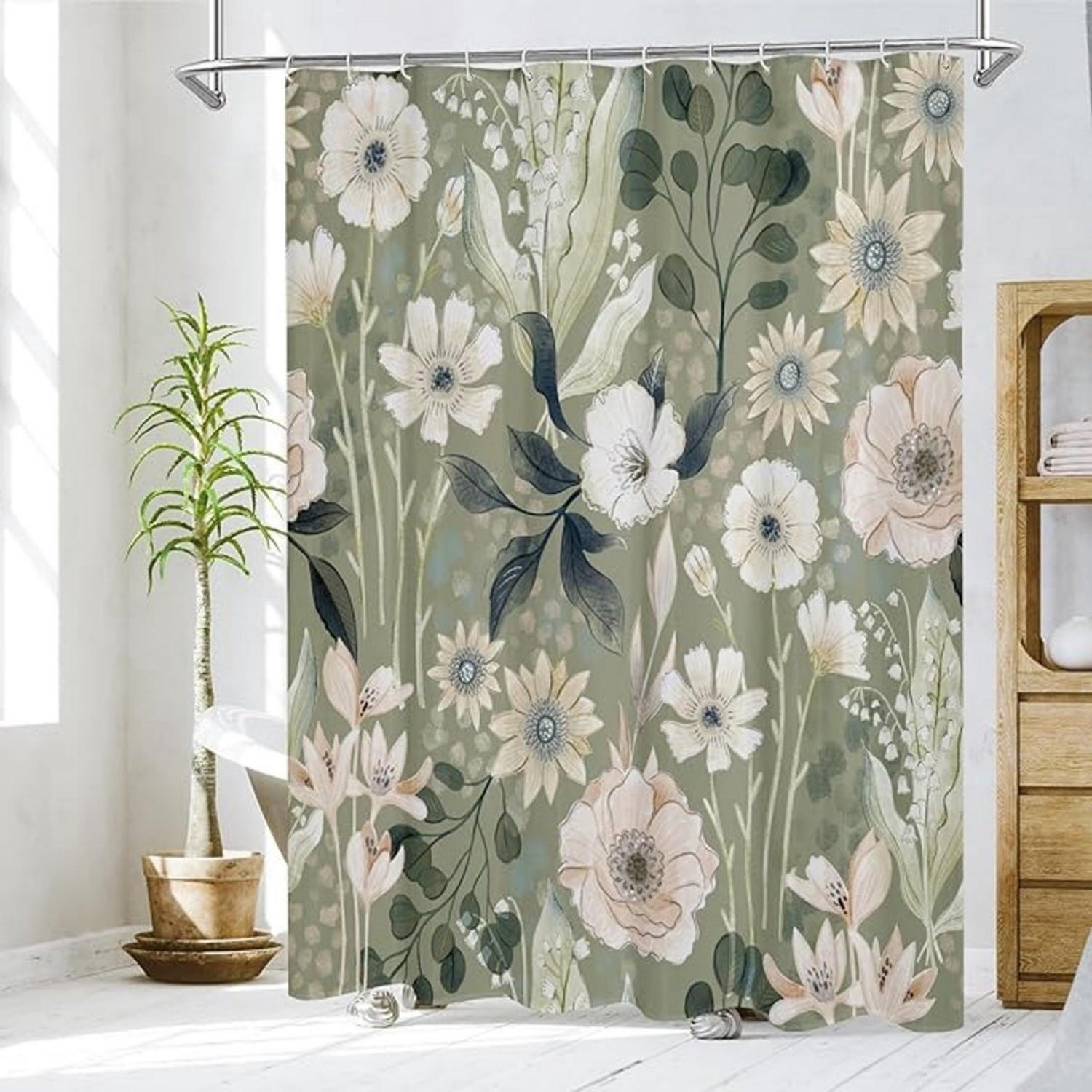 Mcboson Duschvorhang Mehrfarbig 180x180 cm