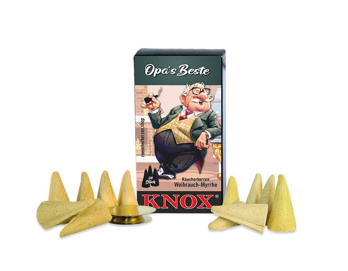 RÄUCHERKERZEN Sparset Lemon-Riesen, Glimmschale, Opas Beste Weihrauch - Multicolor, Metall (6.5/2.3/12.5cm)