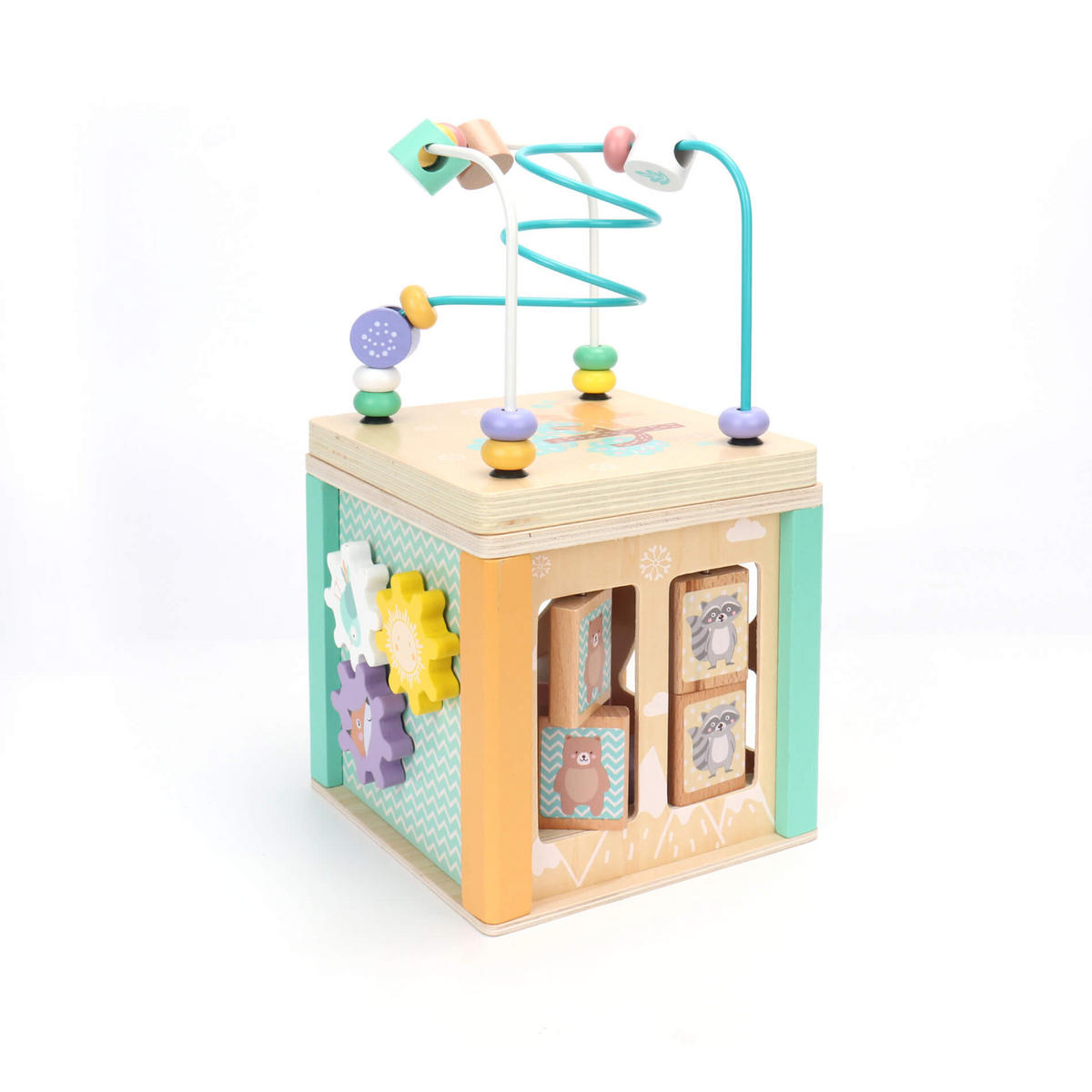 KINDERSPIELWÜRFEL 15/15/29 cm - Multicolor, Holz (15/15cm)