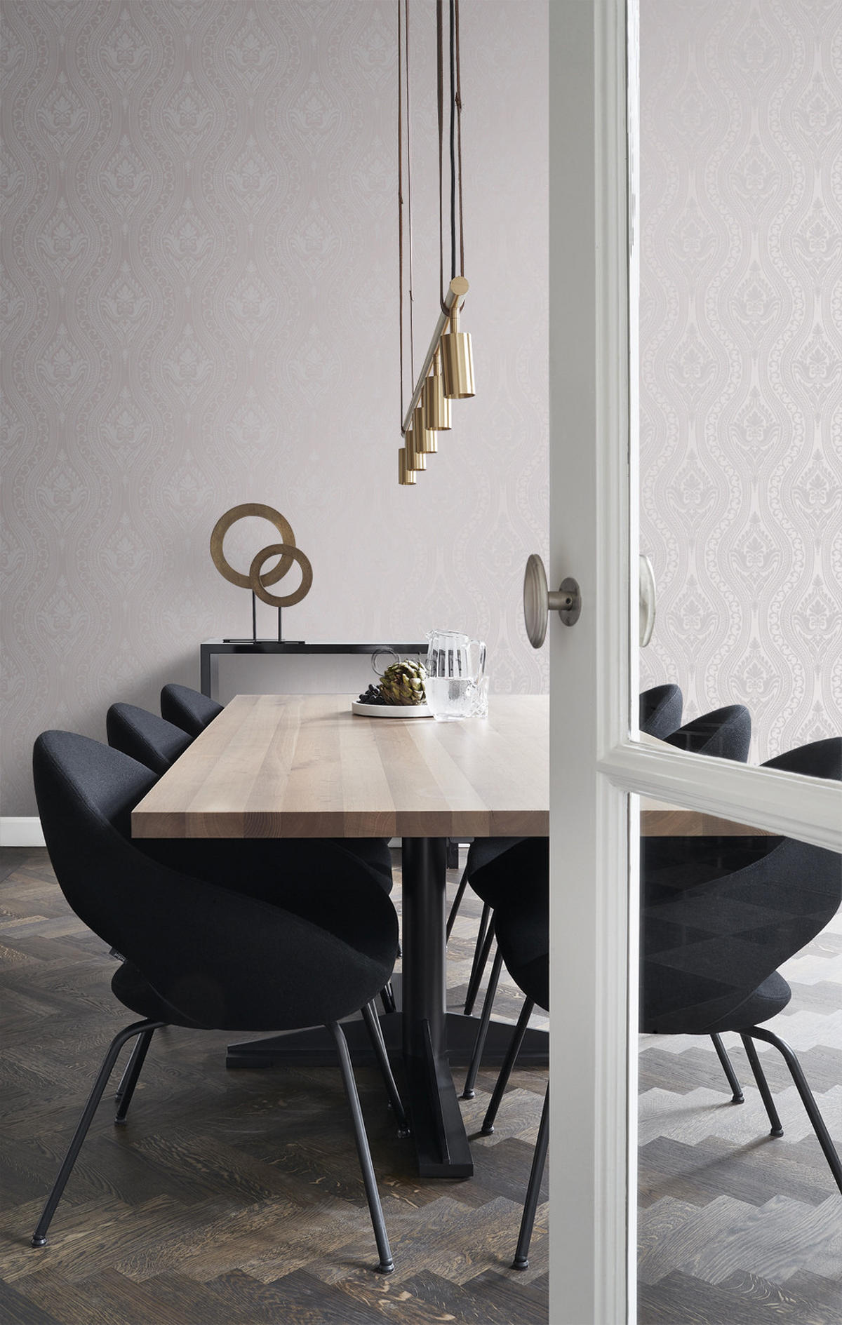 TAPETE Ornamente 53 cm x 10.05 m - Pink, Papier (53/1000cm) - Origin Wallcoverings