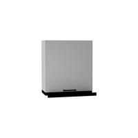 HÄNGESCHRANK W60/68 SLIM P/L OK.CZ- Morvex - Integrierter Dunstabzug - Grau, Holz/Metall (60/68/30cm) - ROYAL24_MARKT