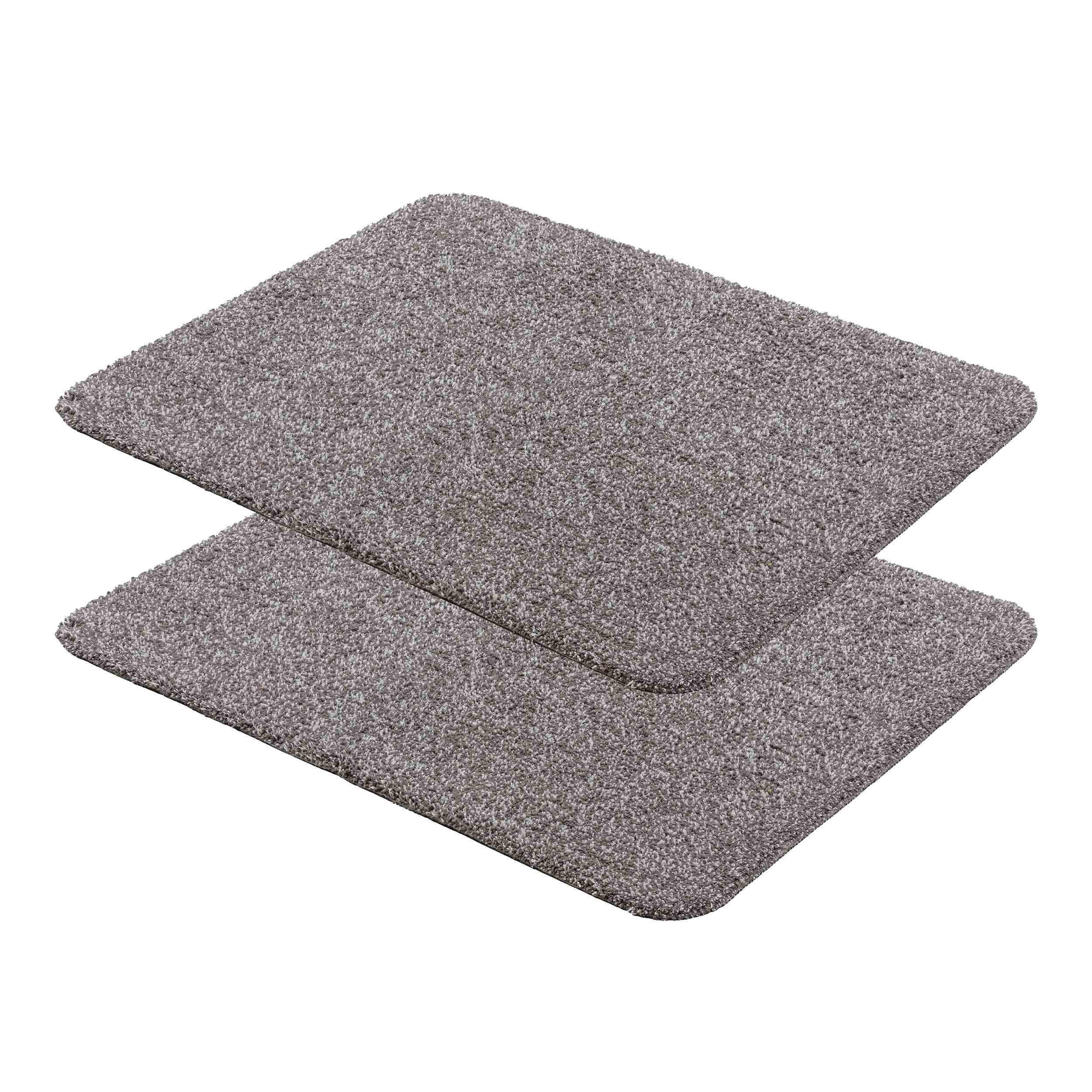 FUSSMATTE FÜR INNEN ENTRA 2ER SET - Grau, Textil (40/60cm) - Astra