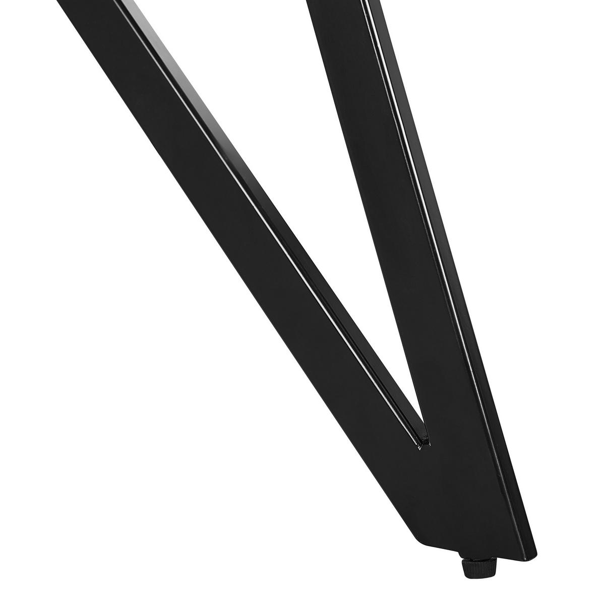 ESSTISCH 160/90/76 cm Hellgrau Rechteckig Buscot - Grau, Holzwerkstoff (160/90/76cm) - Beliani