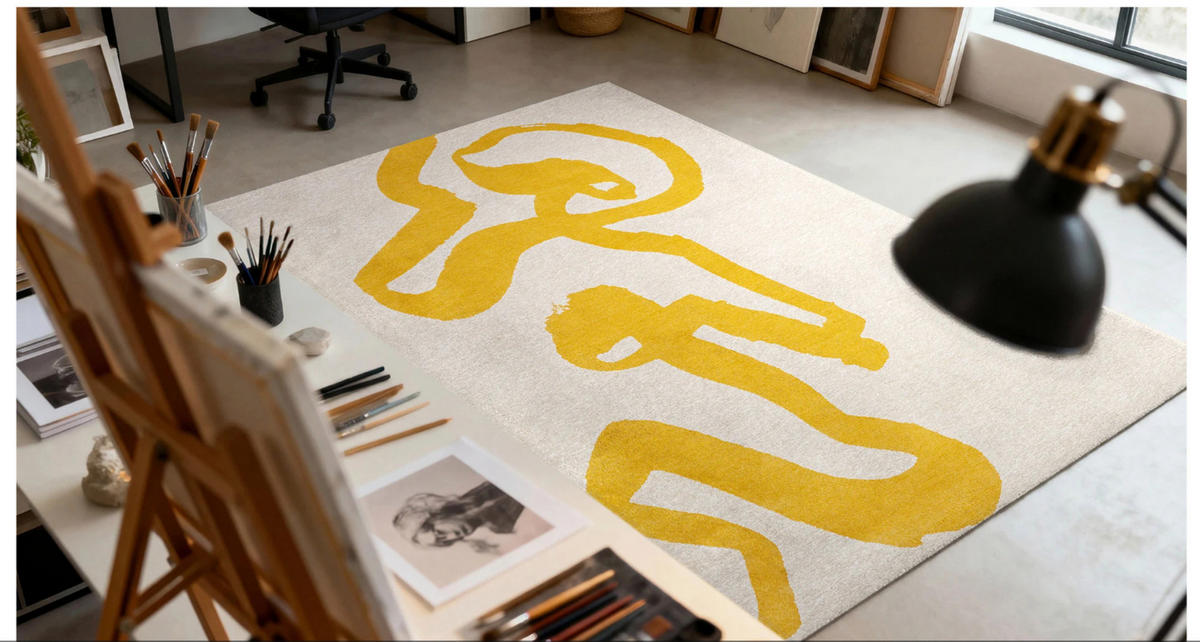 TEPPICH modern Flachgewebe STRAP Lila 235 x 340 cm - Lila, Textil (235/340cm) - Novatrend