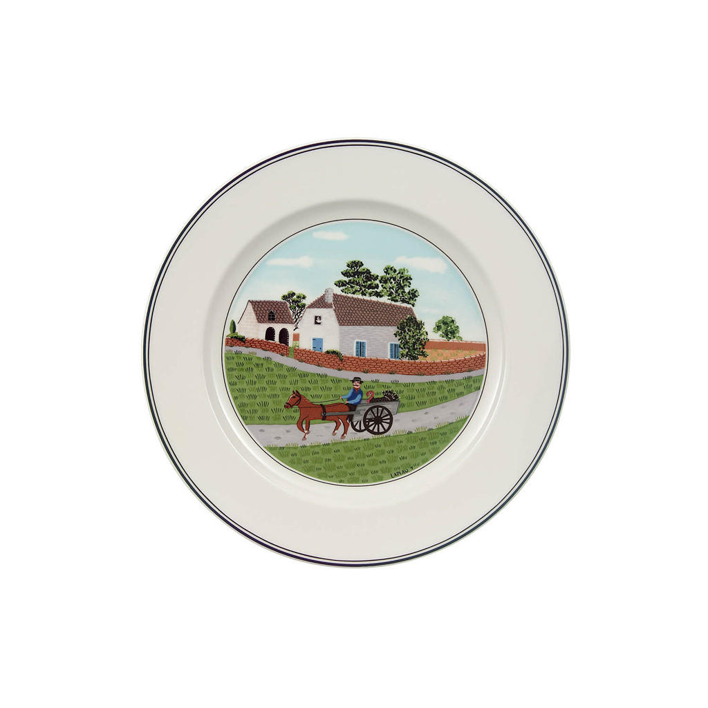 FRÜHSTÜCKSTELLER BAUER Design Naif bunt ø 21 cm - Multicolor, Keramik (21cm) - Villeroy & Boch
