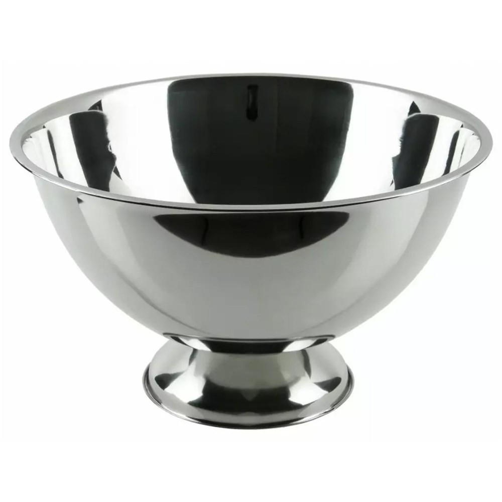 FLASCHENKÜHLER Silber 40/40/25 cm KH1372 - Silberfarben, Metall (40/25cm) - Kinghoff 