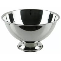 FLASCHENKÜHLER Silber 40/40/25 cm KH1372 - Silberfarben, Metall (40/25cm) - Kinghoff 