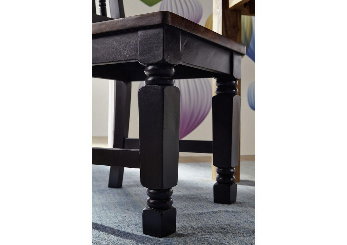 STUHL Massivholz 45 x 45 x 98 cm braun NEW BOSTON #120 - Braun, Holz (45/98/45cm) - Massivmoebel24