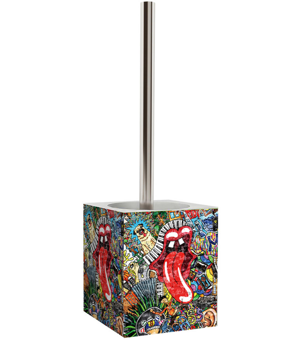 WC-BÜRSTE Graffiti - Rot, Kunststoff (10/37/10cm) - Sanilo