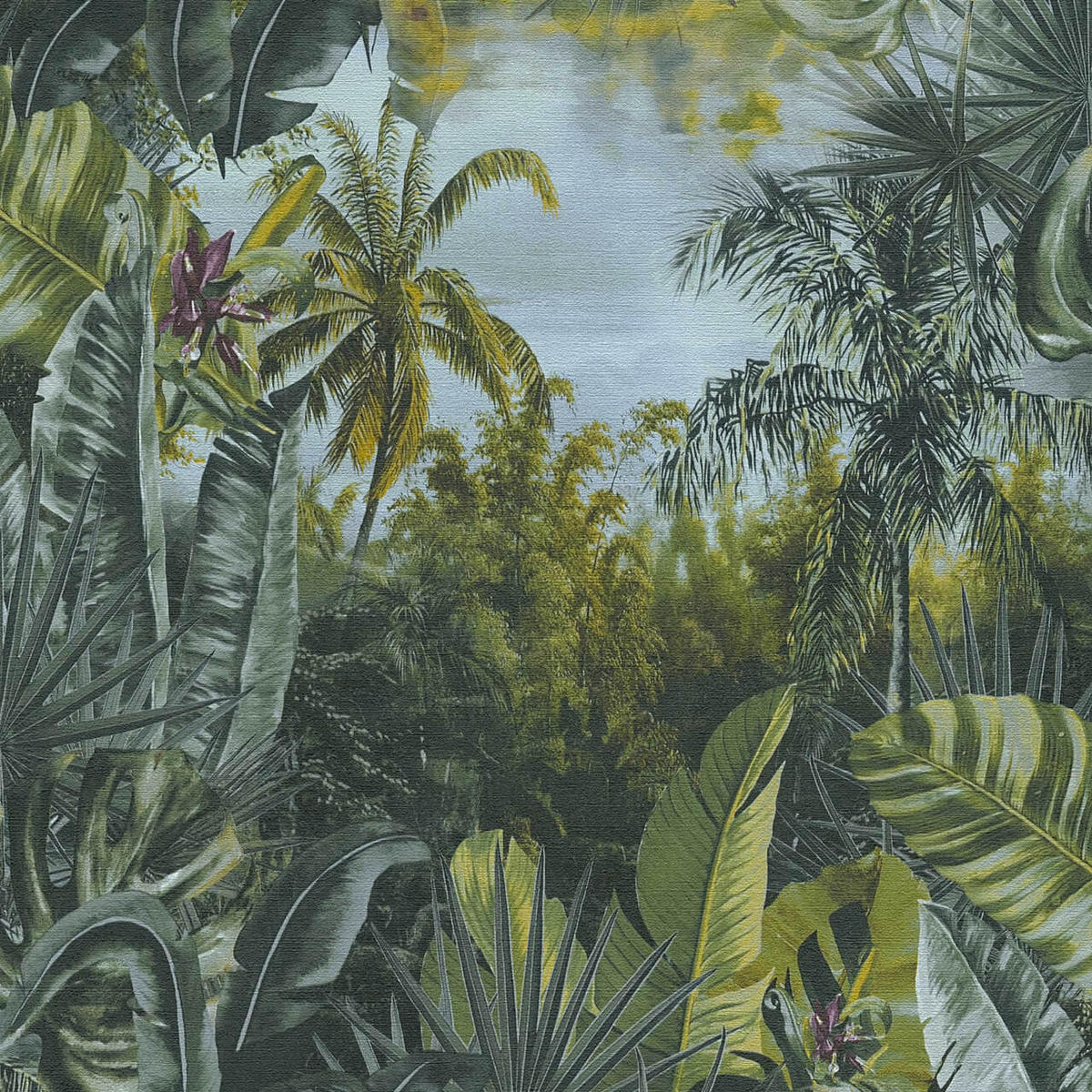 VLIESTAPETE Grün 53/1005 cm - Blau, Kunststoff/Textil (53/1cm) - KUNSTLOFT