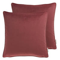 ZIERKISSENHÜLLE VELVET SIGNATURE - Rosa, Textil (45/45cm) - Tom Tailor