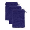 WASCHHANDSCHUH PEARL 3ER PACK - Dunkelblau, Textil (15/20cm) - Möve for Frottana