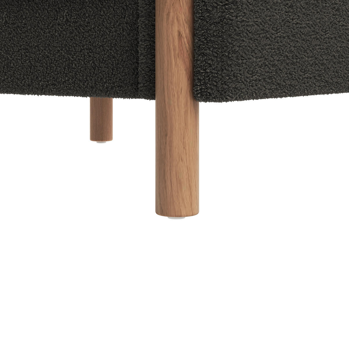 SESSEL Teddy Dunkelgrau mit Kissen - Dunkelgrau, Holz/Holzwerkstoff (87/88.5/83cm) - WISHDOR