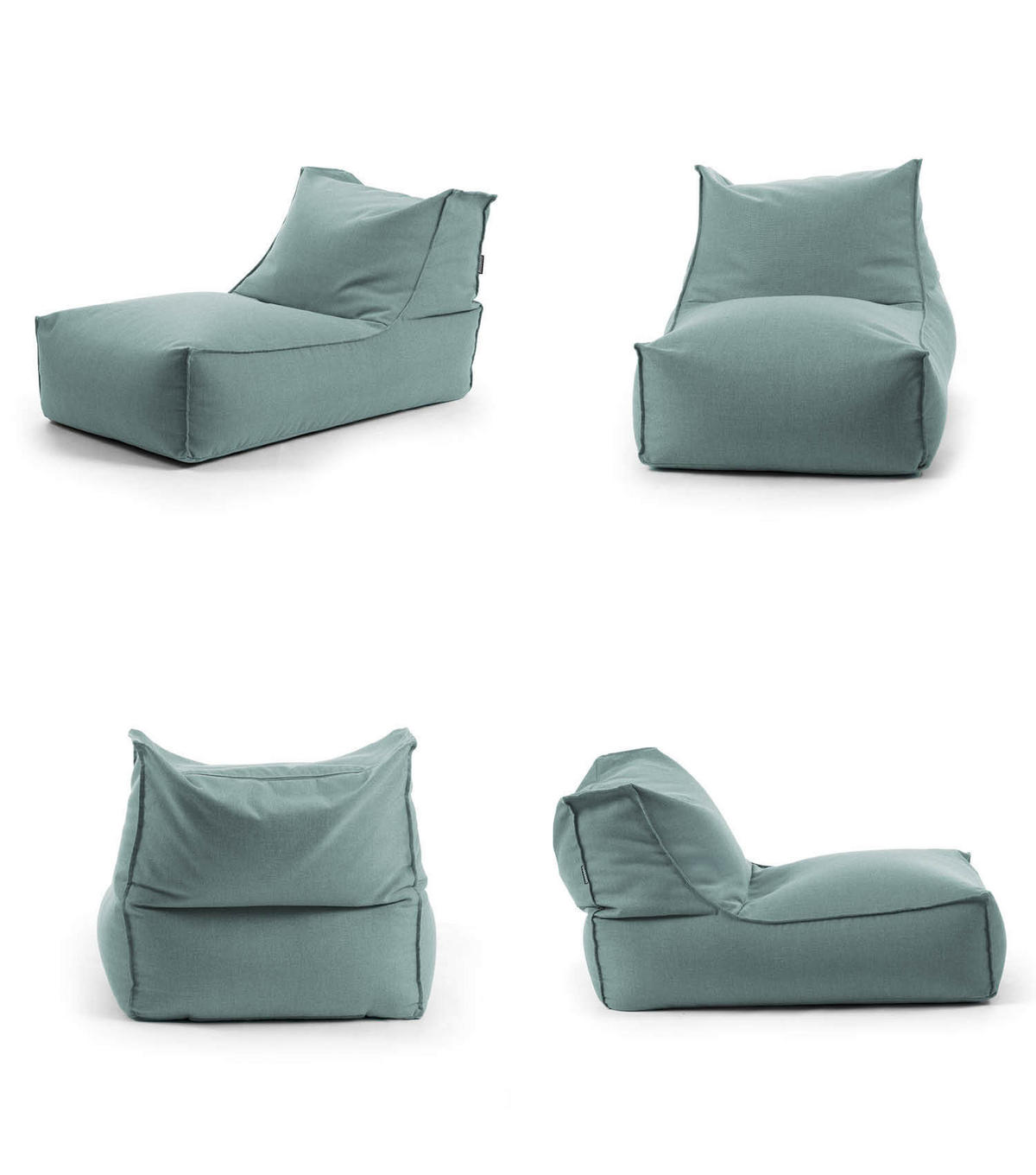 OUTDOORSITZSACK und Hülle Der Sundowner - Blau, Textil (65/65/100cm) - Mokebo