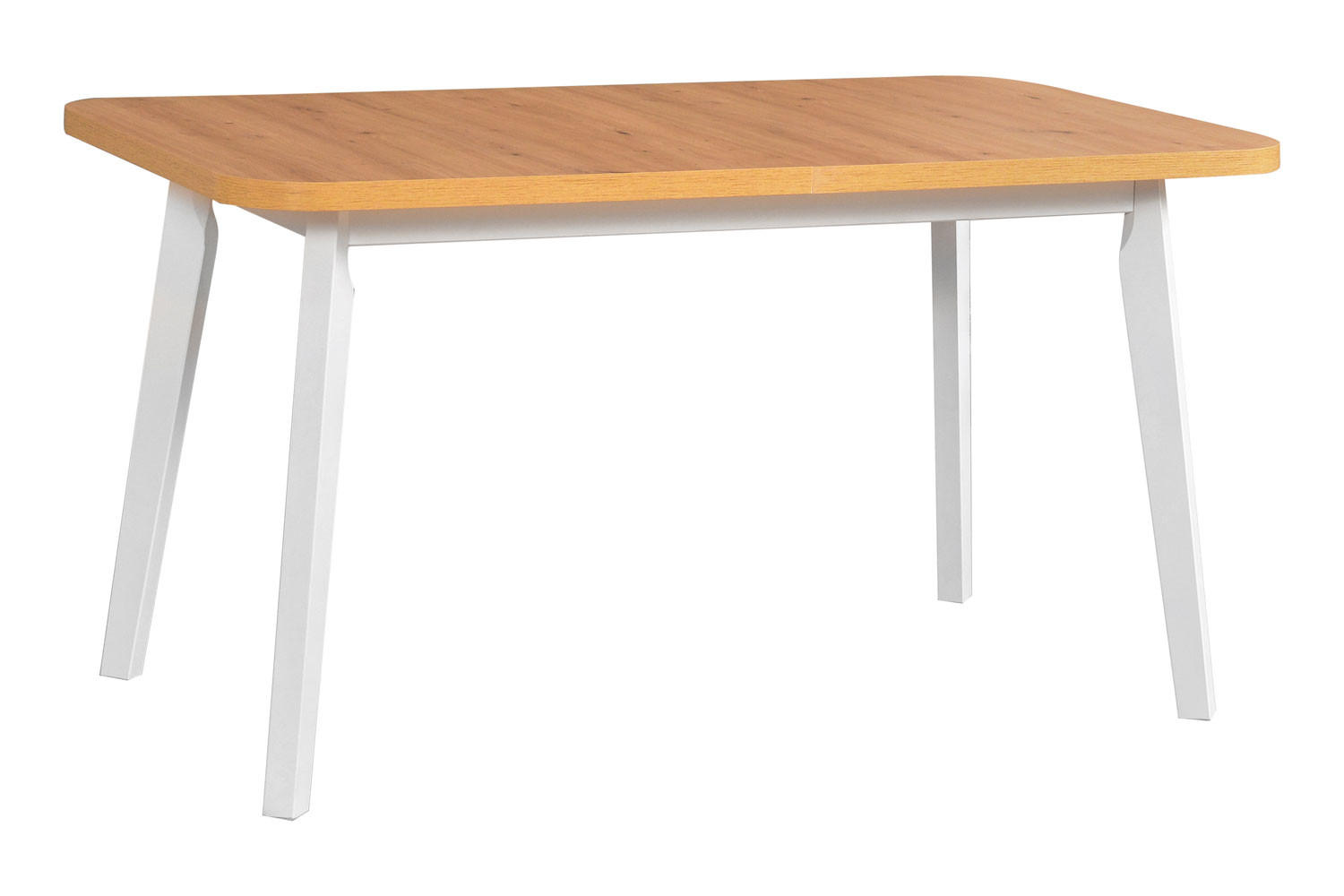 ESSZIMMER-SET Roma weiß / Artisan Eiche / grau 7-teilig - Weiß, Holzwerkstoff (140/75/80cm) - Feldmann-Wohnen