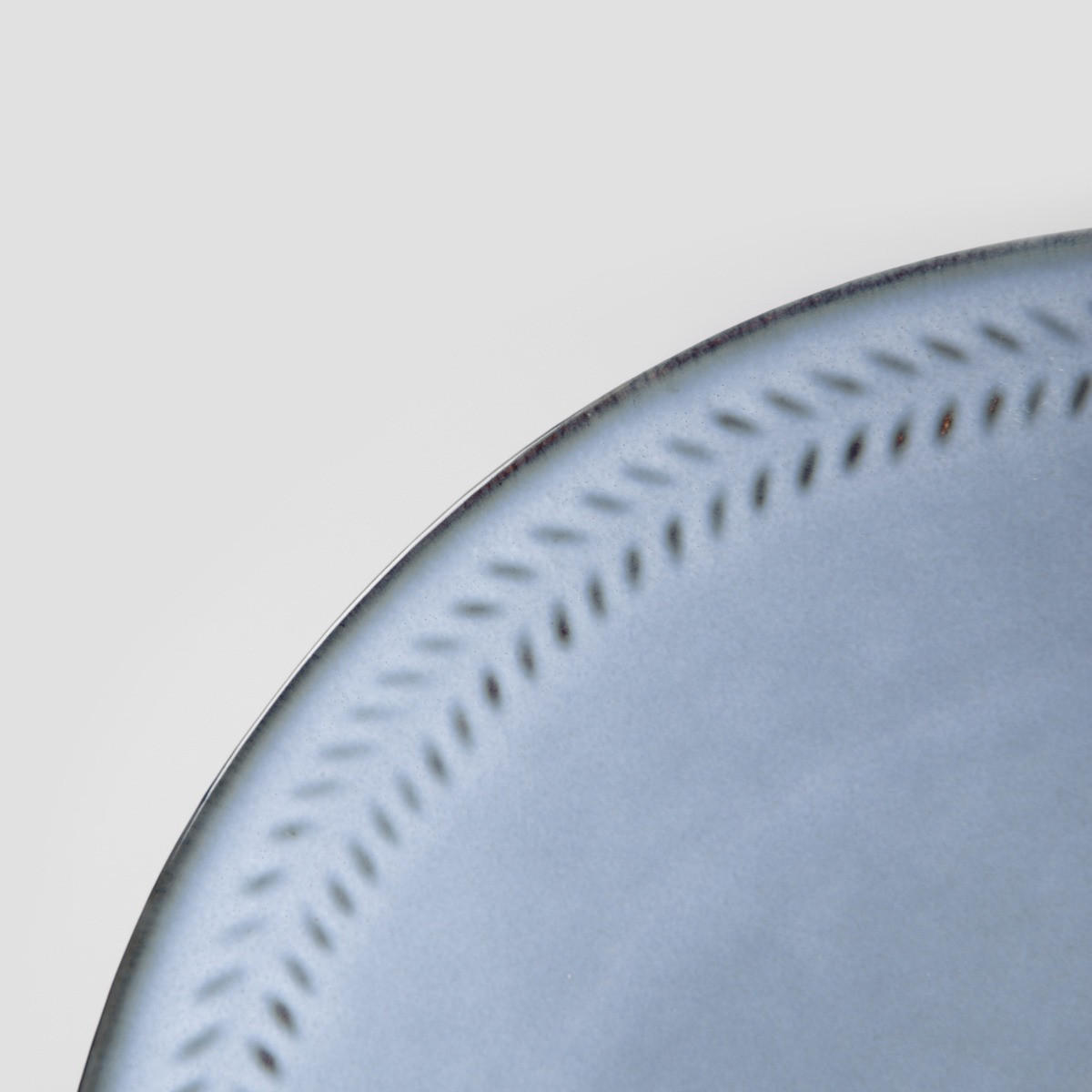 DESSERTTELLER Bluejeans blau 23 cm 6er-Set - Blau, Keramik (23cm) - Homla