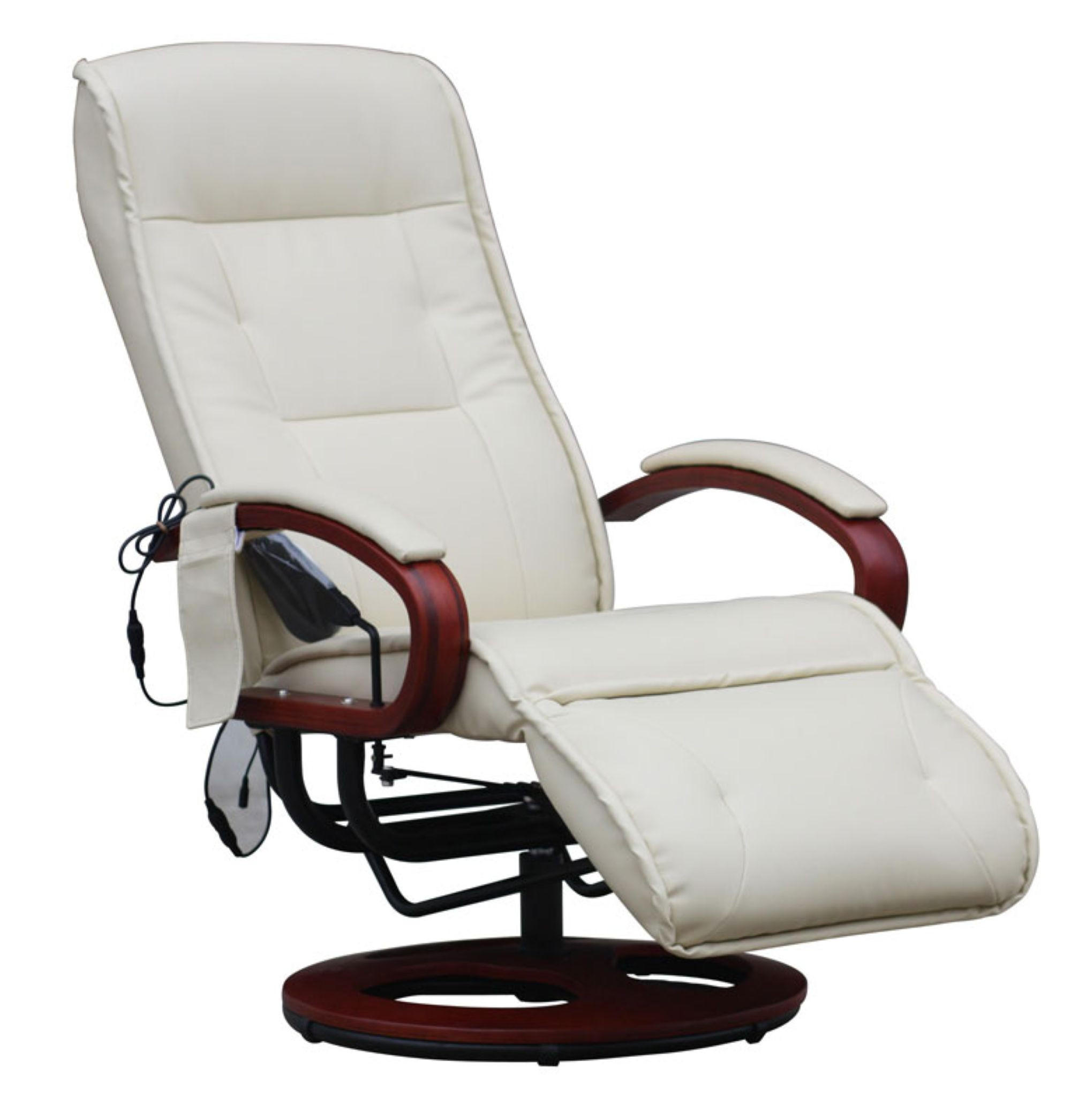 Berlinlodge Massagesessel Dunkelbraun 69x118x143 cm
