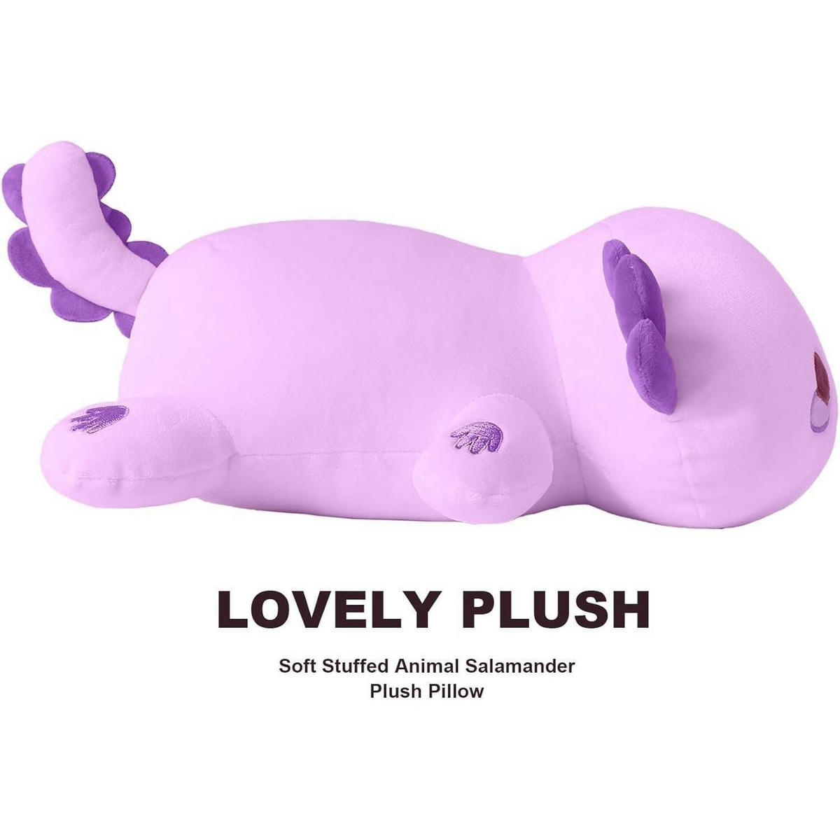 PLÜSCHTIER Axolotl 50cm Violett - Lila, Textil (28/50cm)