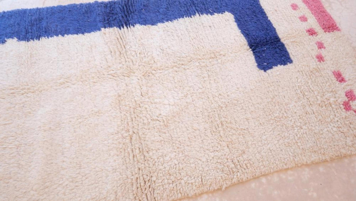 BERBERTEPPICH aus reiner Wolle 121x 249 cm - Beige, Naturmaterialien (121/249cm) - AFK Living