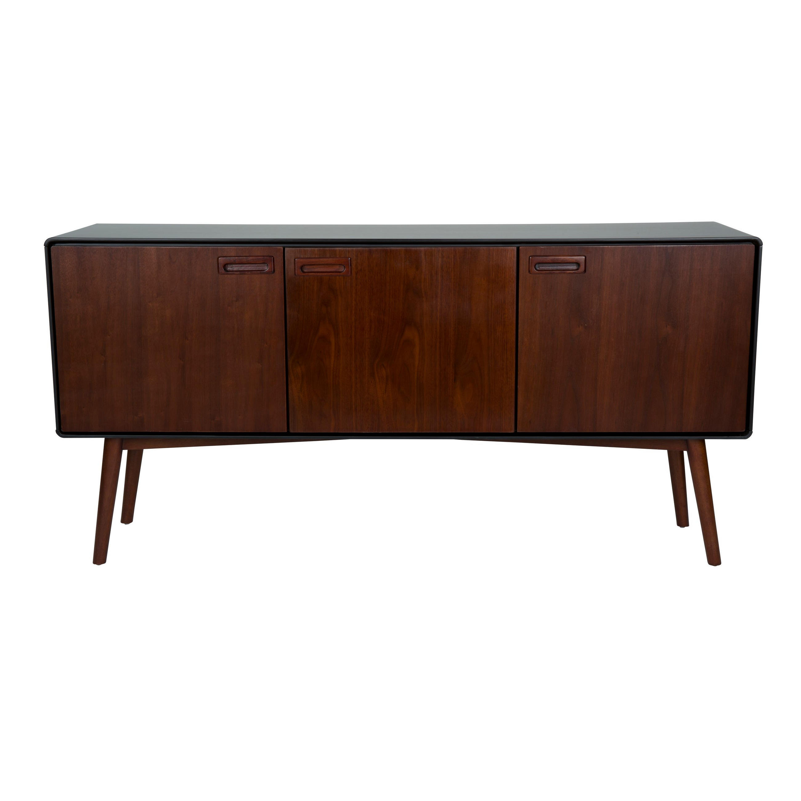 SIDEBOARD Juju Hoch Dunkelbraun - Multicolor, Holzwerkstoff (150/73/398cm) - Dutchbone