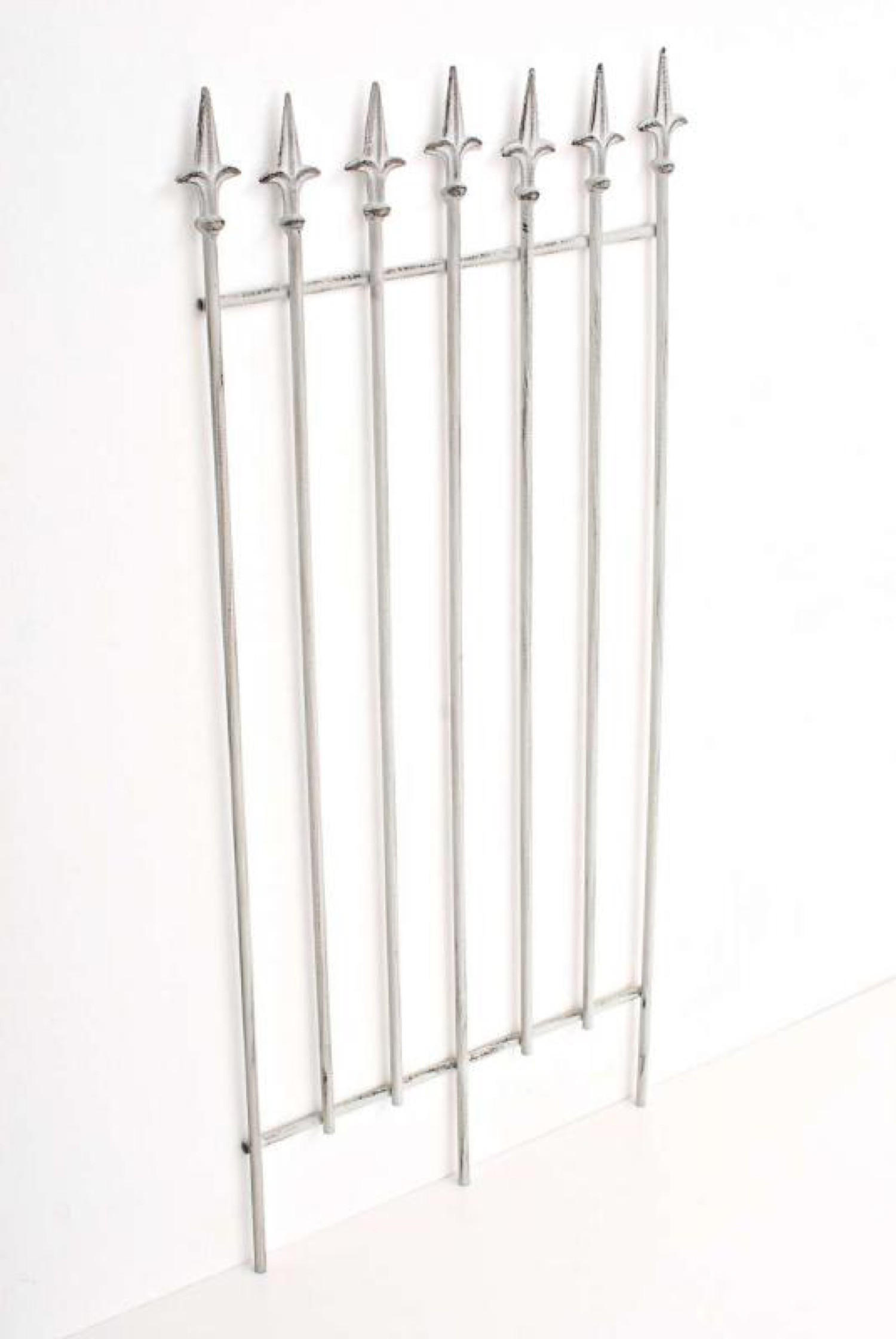 RANKGITTER Elly antik weiß - Grau, Metall (50/100/7cm) - TPFGarden