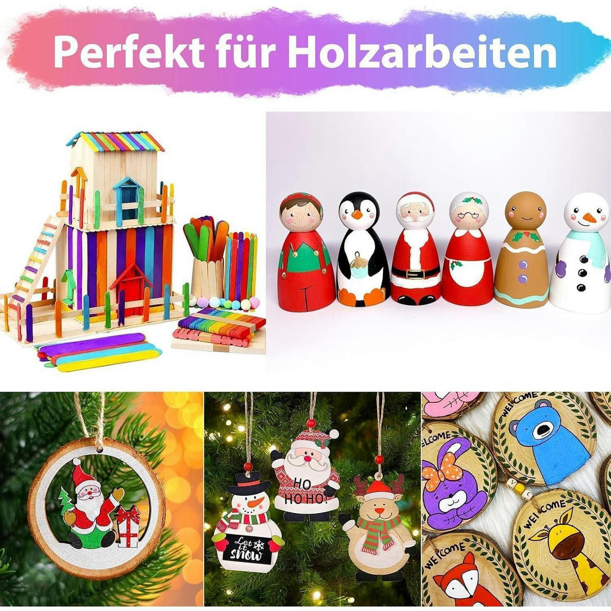 ACRYLSTIFTE Set 25 Farben für Steine, Glas, Holz - Multicolor, Kunststoff (1.4/1.4/14.4cm)