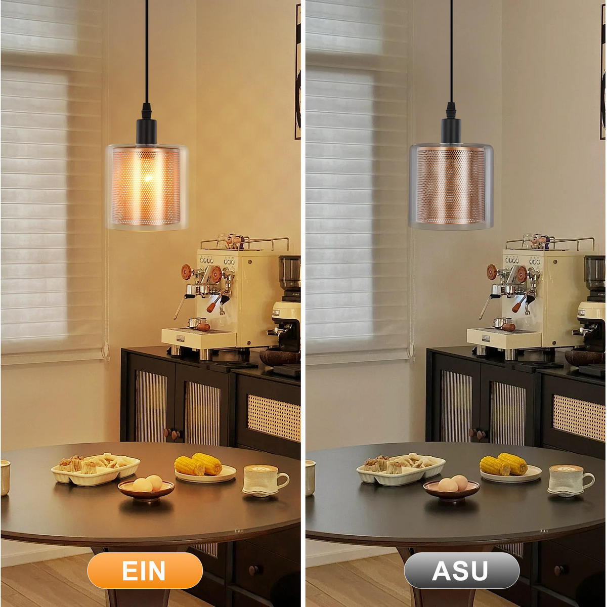 PENDELLEUCHTE Kaelis 13/12/450 cm - Schwarz, Metall (13/12/450cm) - ZMH