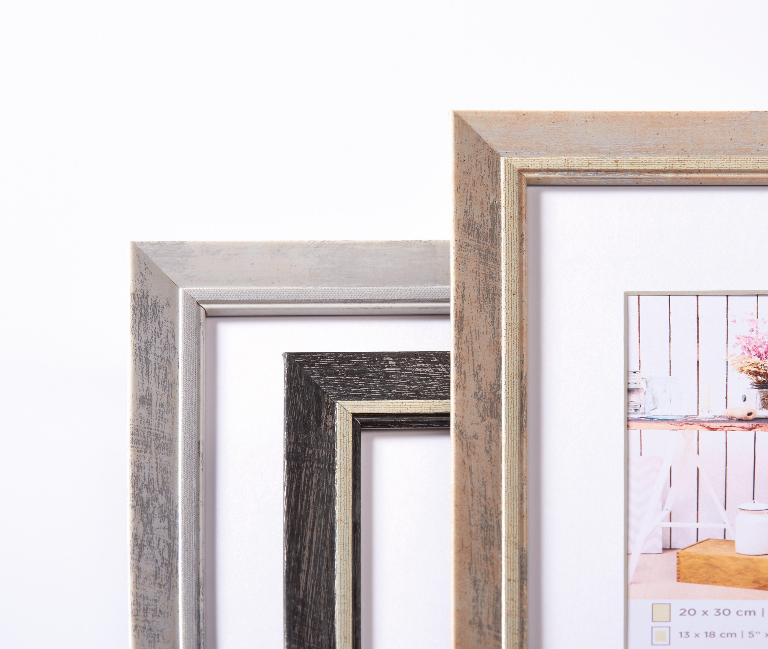 Thumbnail - walther design Bilderrahmen, Natur, Kunststoff, 52.5x72.5x2 cm, Bilder und Zubehör, Bilderrahmen, Bilderrahmen Kunststof...