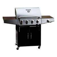 GASGRILL party 5 - Grau, Metall (54/55/136cm) - Habitat Garten
