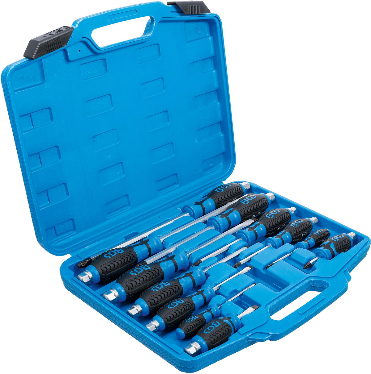SCHRAUBENDREHER-SATZ | 12-TLG. - Multicolor, Kunststoff/Metall (1/1cm) - BGS technic