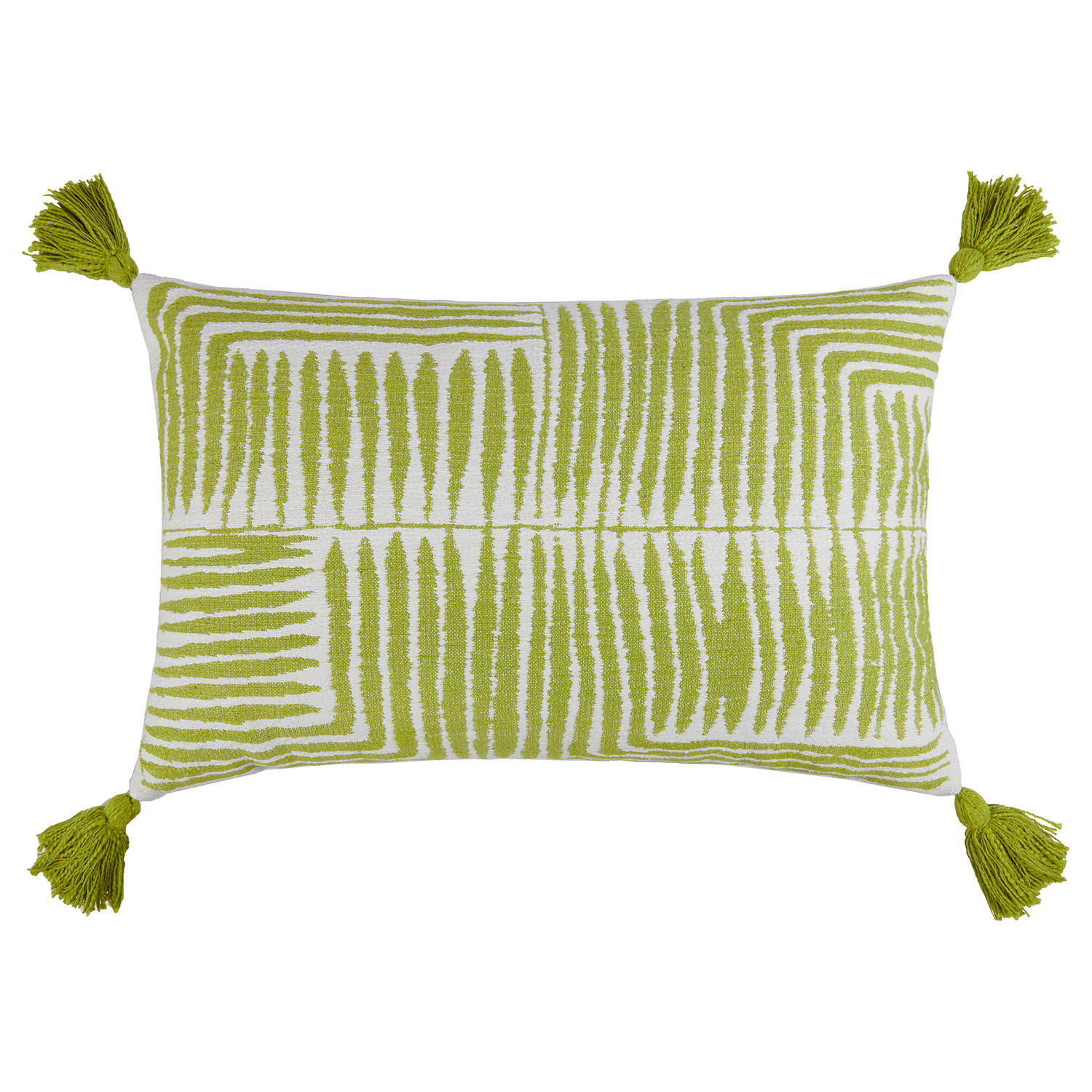 KISSEN Gaia - Grün, Textil (60/40cm) - BUTLERS