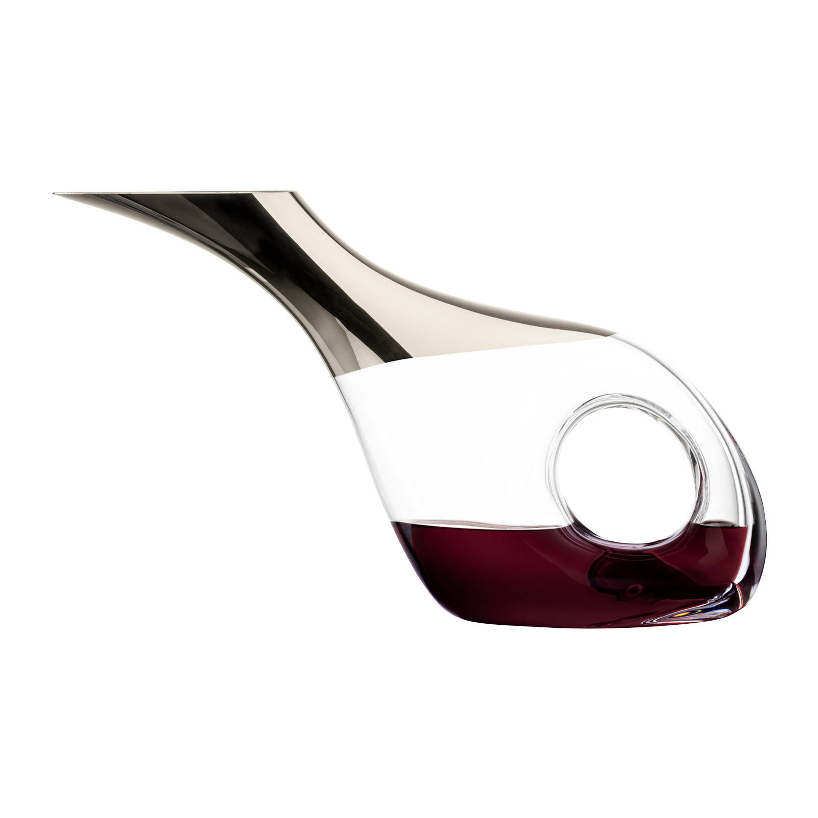 DEKANTIERENTE No Drop Effekt platin 750 ml - Platinfarben, Glas (0.75L) - Eisch