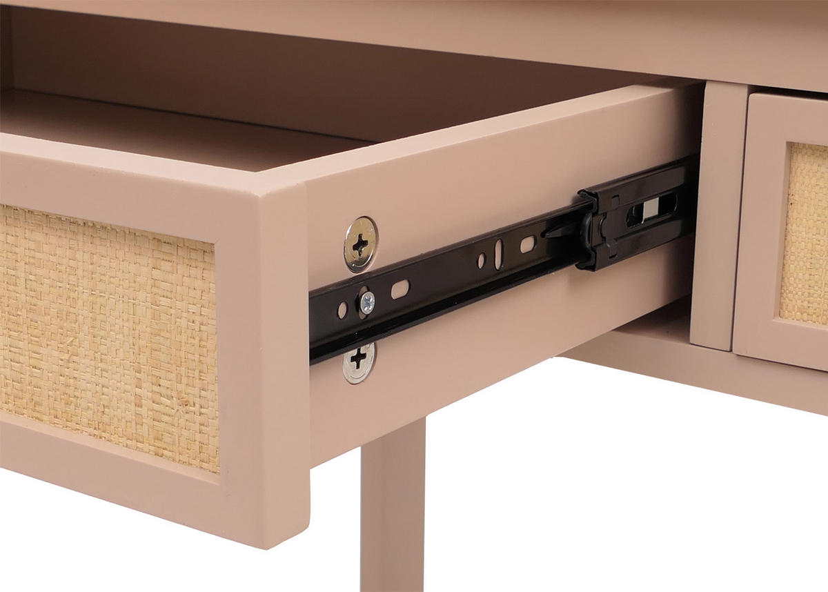 SCHREIBTISCH HxBxT 78x110x60cm Schublade Holz Helltaupe - Taupe, Holz (60/110/78cm) - PROREGAL