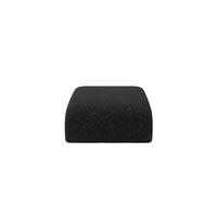 POUF MIRA-PUF 91x89x40 Schwarz cm Velours Modular Sitzhocker - Schwarz, Holzwerkstoff/Kunststoff (91/40/89cm) - ALTDECOR