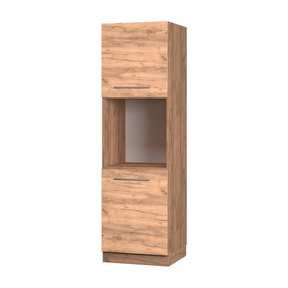 SKŘÍŇKA NA VESTAVĚNOU TROUBU Fame-Line Zlatý mocný dub 60 cm otevřený - medově dubová, kompozitní dřevo (60/206.8/58cm) - Vicco