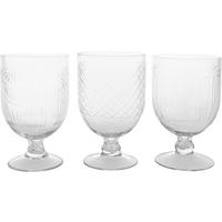 WINDLICHTER Venezia 3er-Set 16 cm - Transparent, Glas (10/16/10cm) - FURNARO