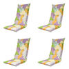 GARTENSTUHLKISSEN Grafi 123/50 cm 4er-Set - Limette/Orange, Textil (50/7/123cm) - Madison